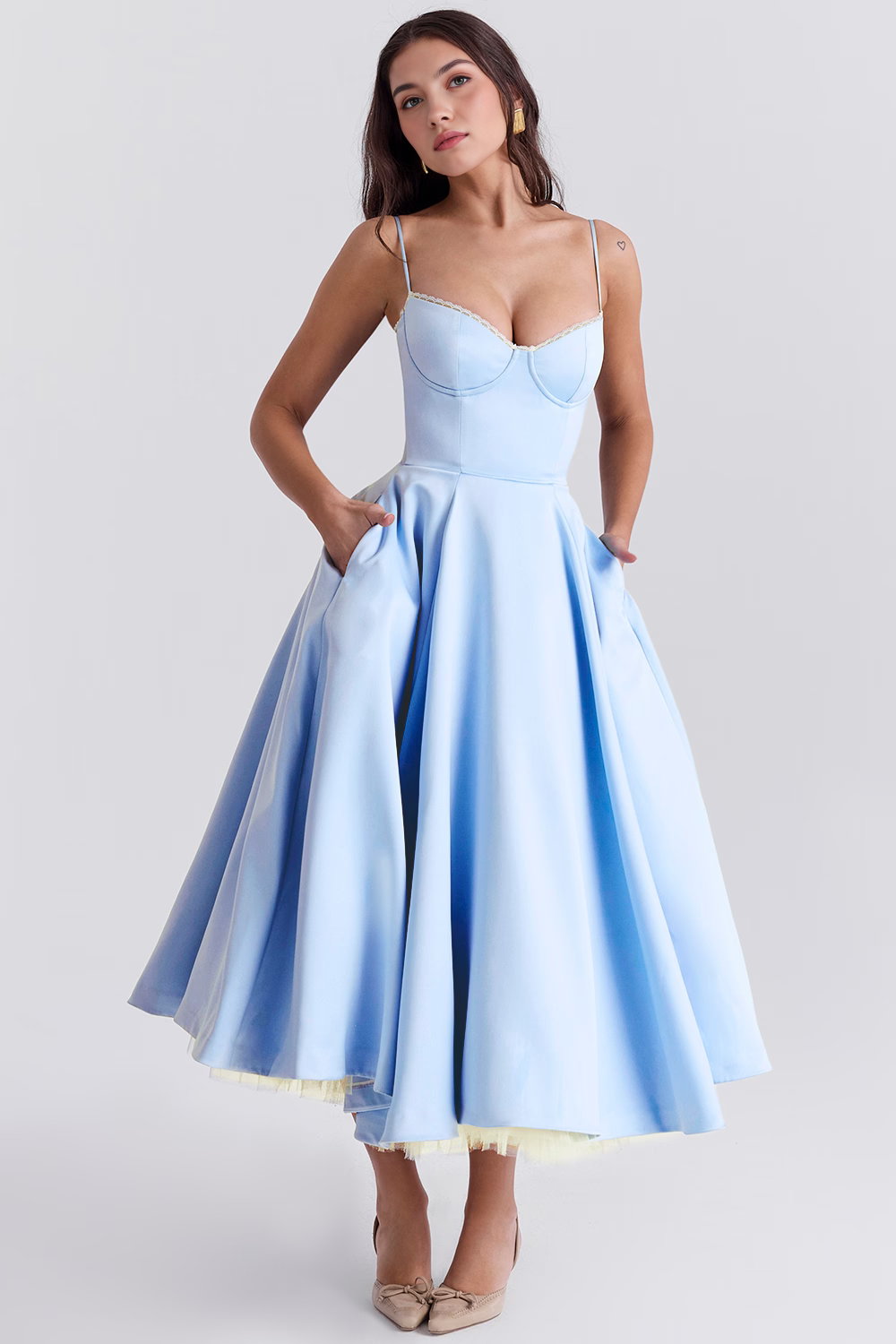 Cloe Double Layer Shaping Dress