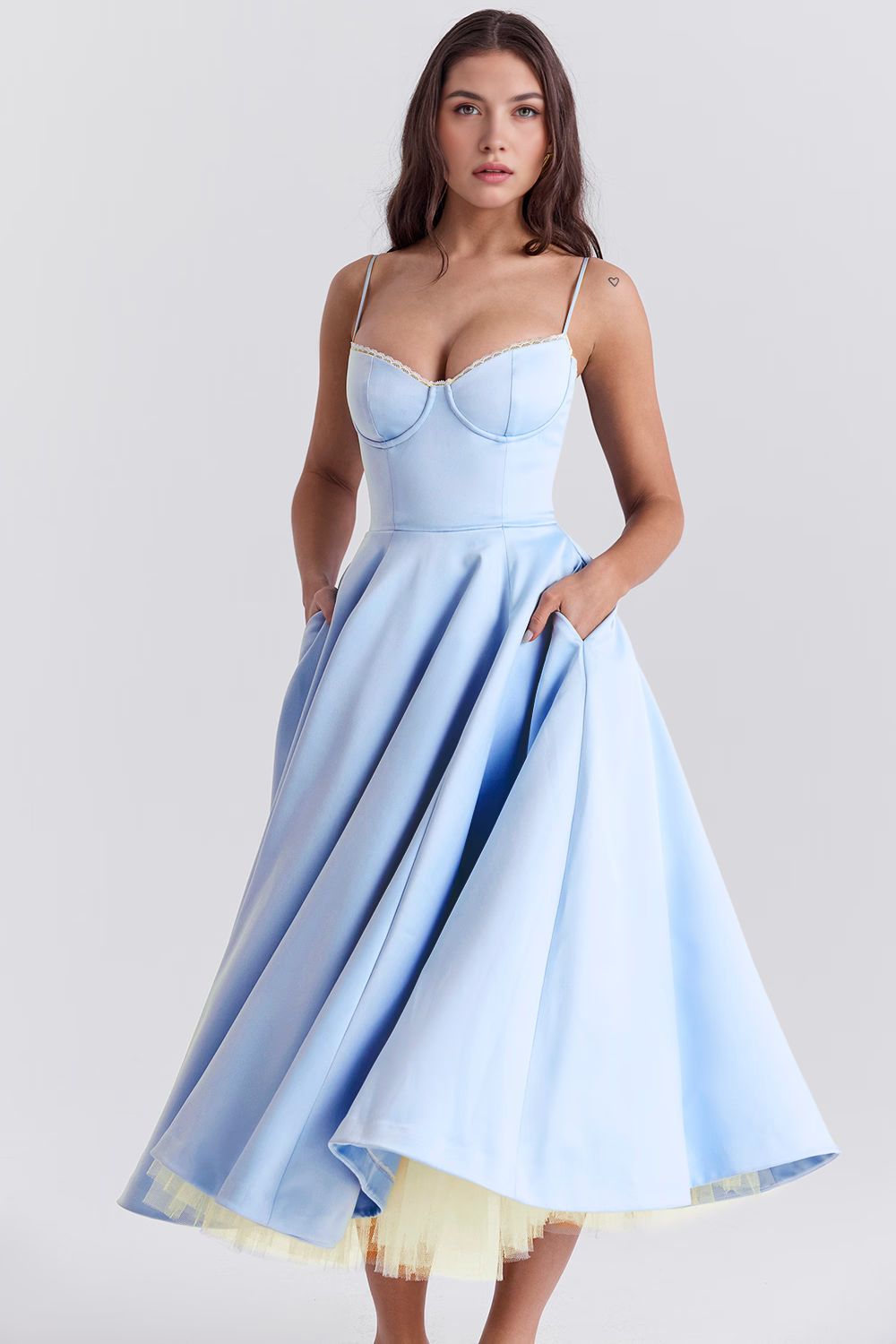 Cloe Double Layer Shaping Dress