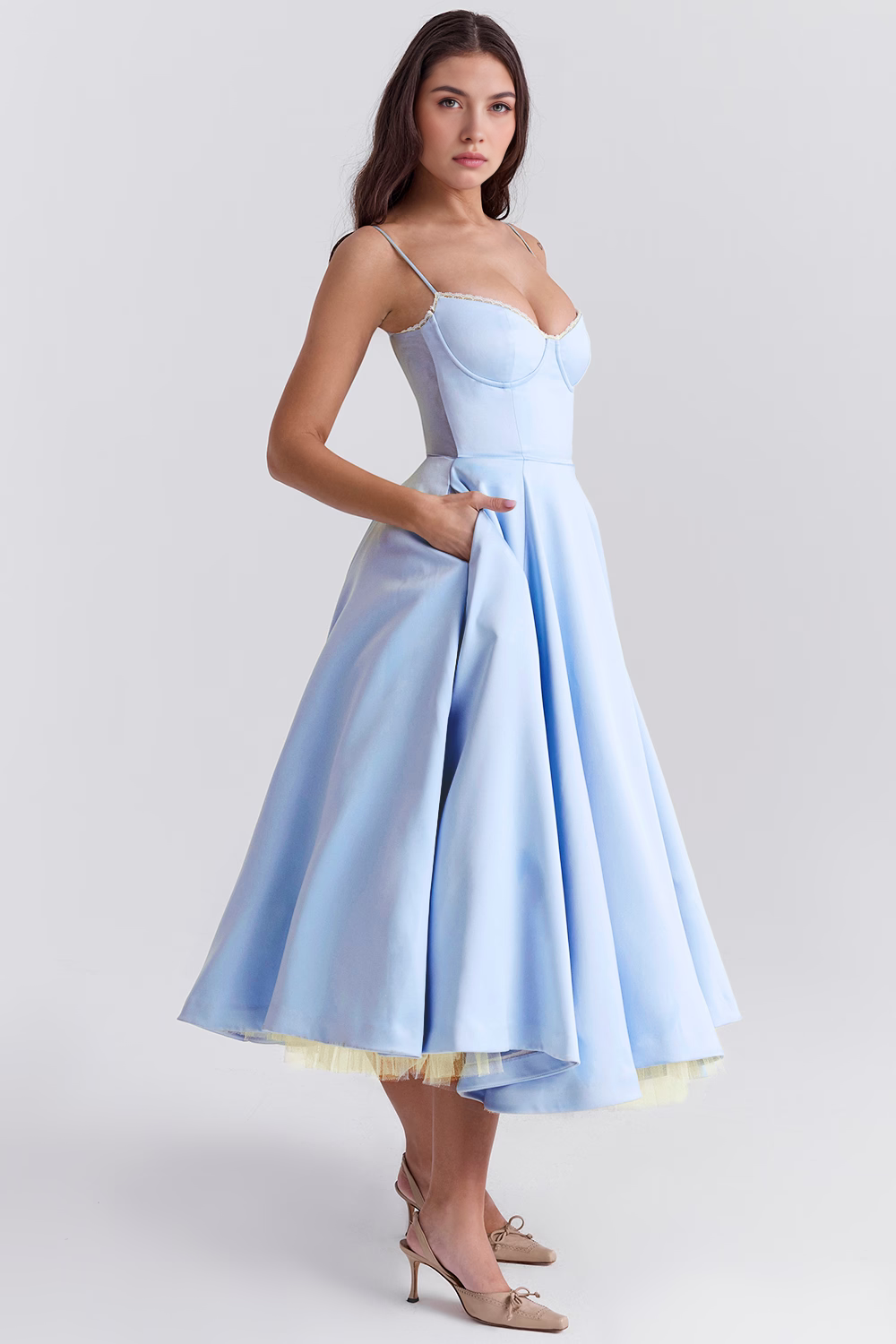 Cloe Double Layer Shaping Dress