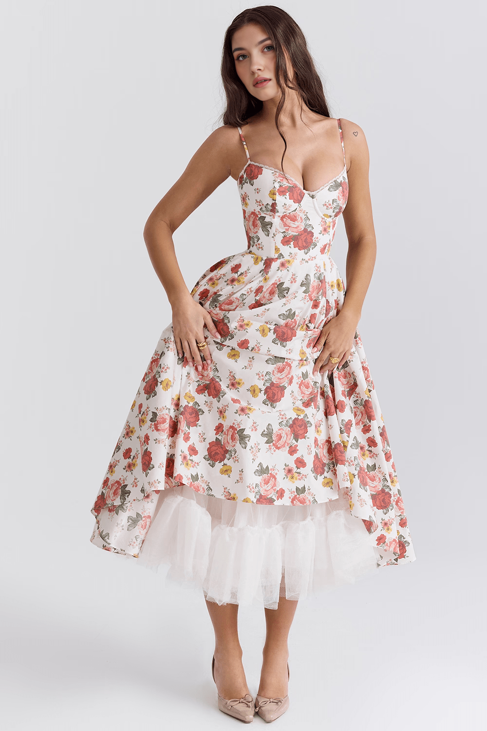 Cloe Double Layer Shaping Dress