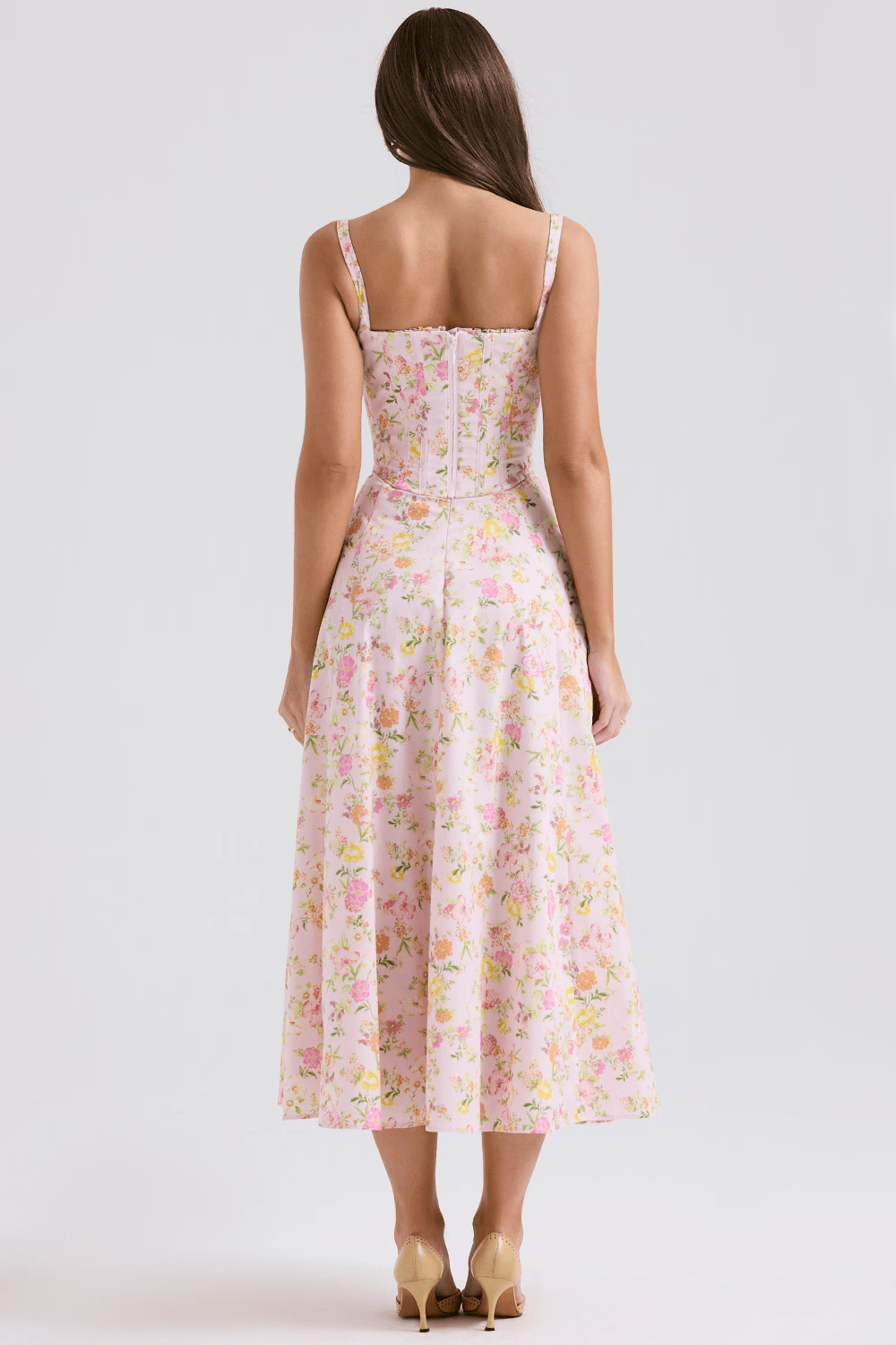 Midi Dress Louise with Removable Corset