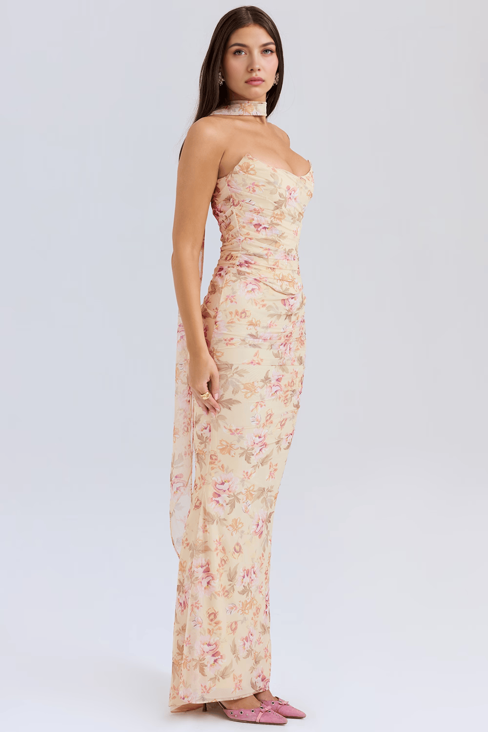 Floral Bustier Set