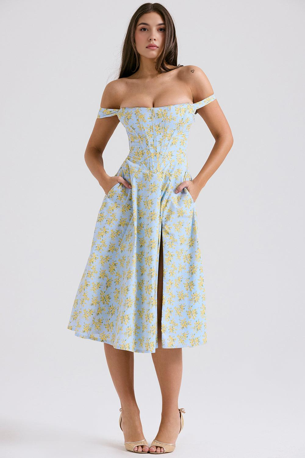 Olivia Bustier Dress