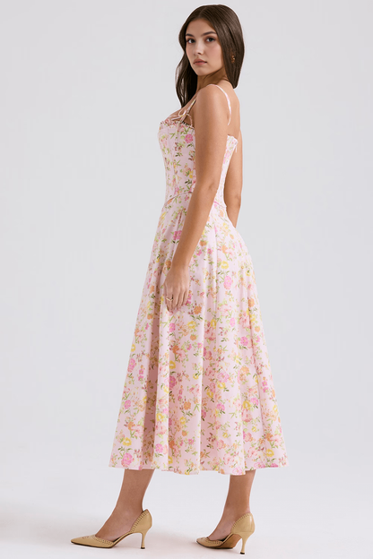 Midi Dress Louise with Removable Corset