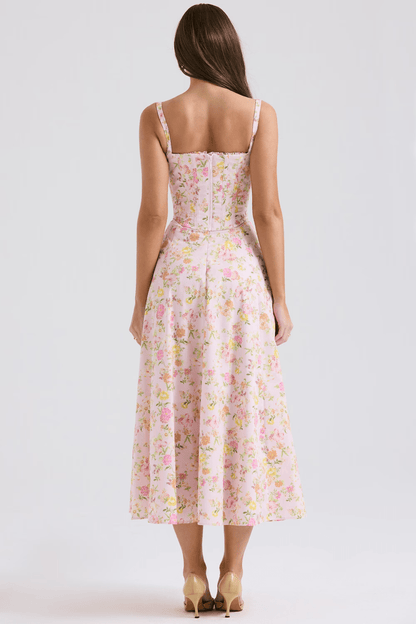 Midi Dress Louise with Removable Corset