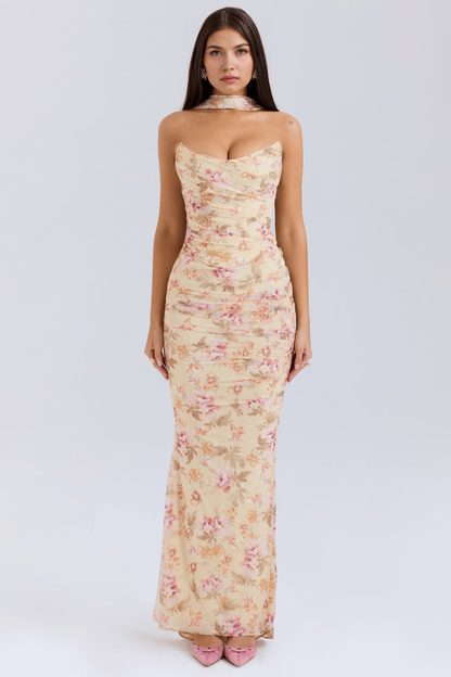 Floral Bustier Set